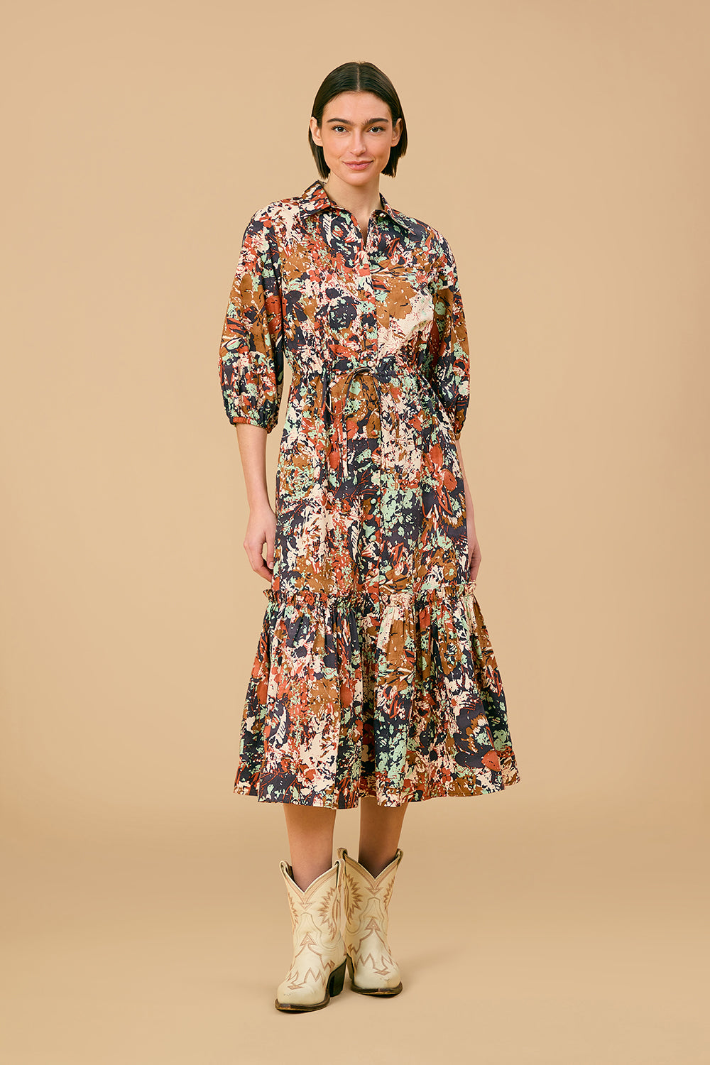 Grace Dress, Black Bramble