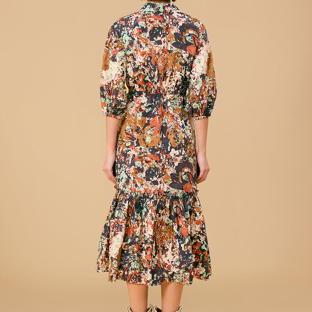 Grace Dress, Black Bramble