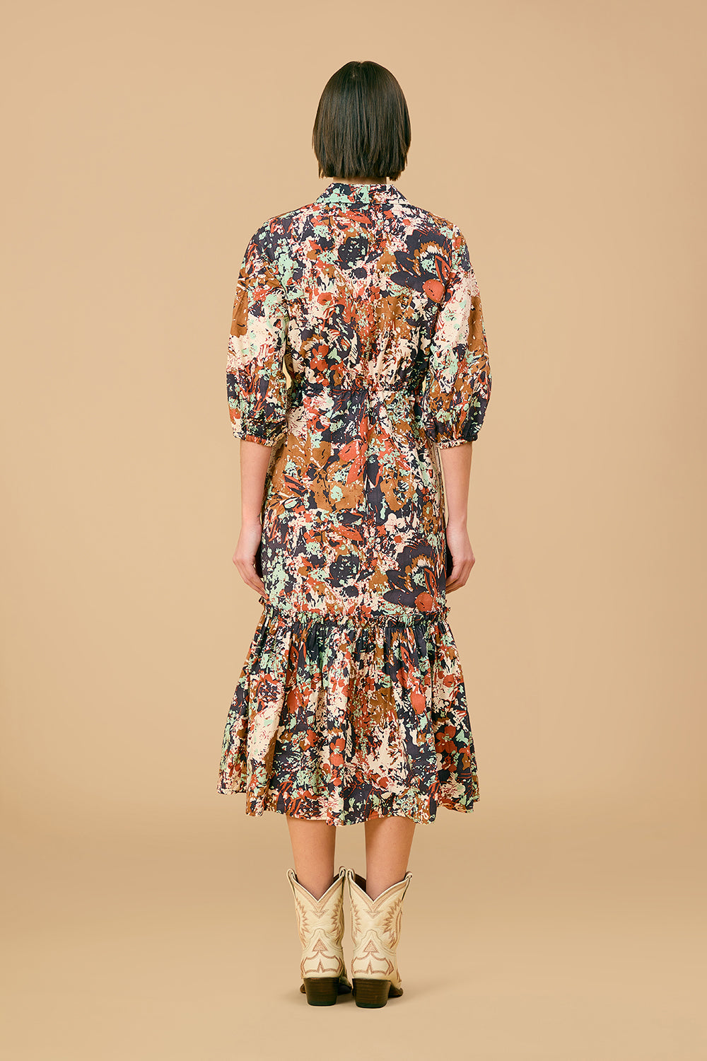 Grace Dress, Black Bramble