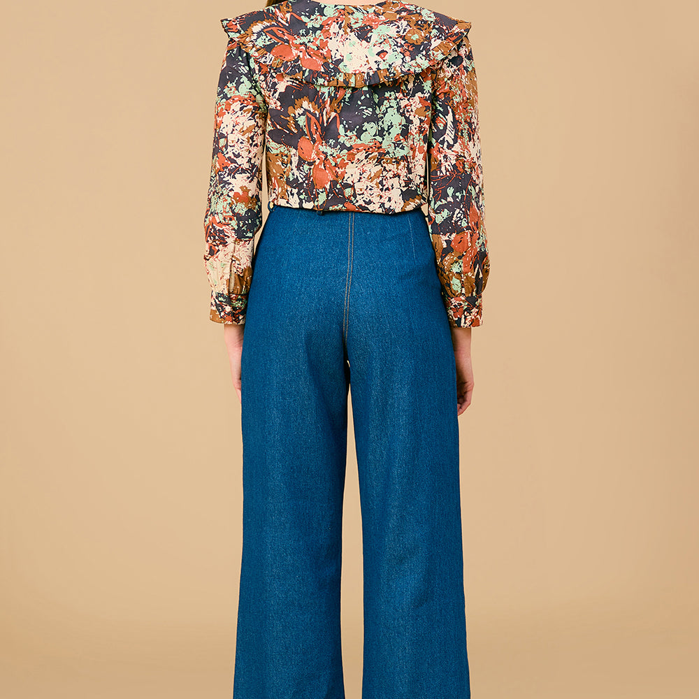 Liz Shirt, Black Bramble