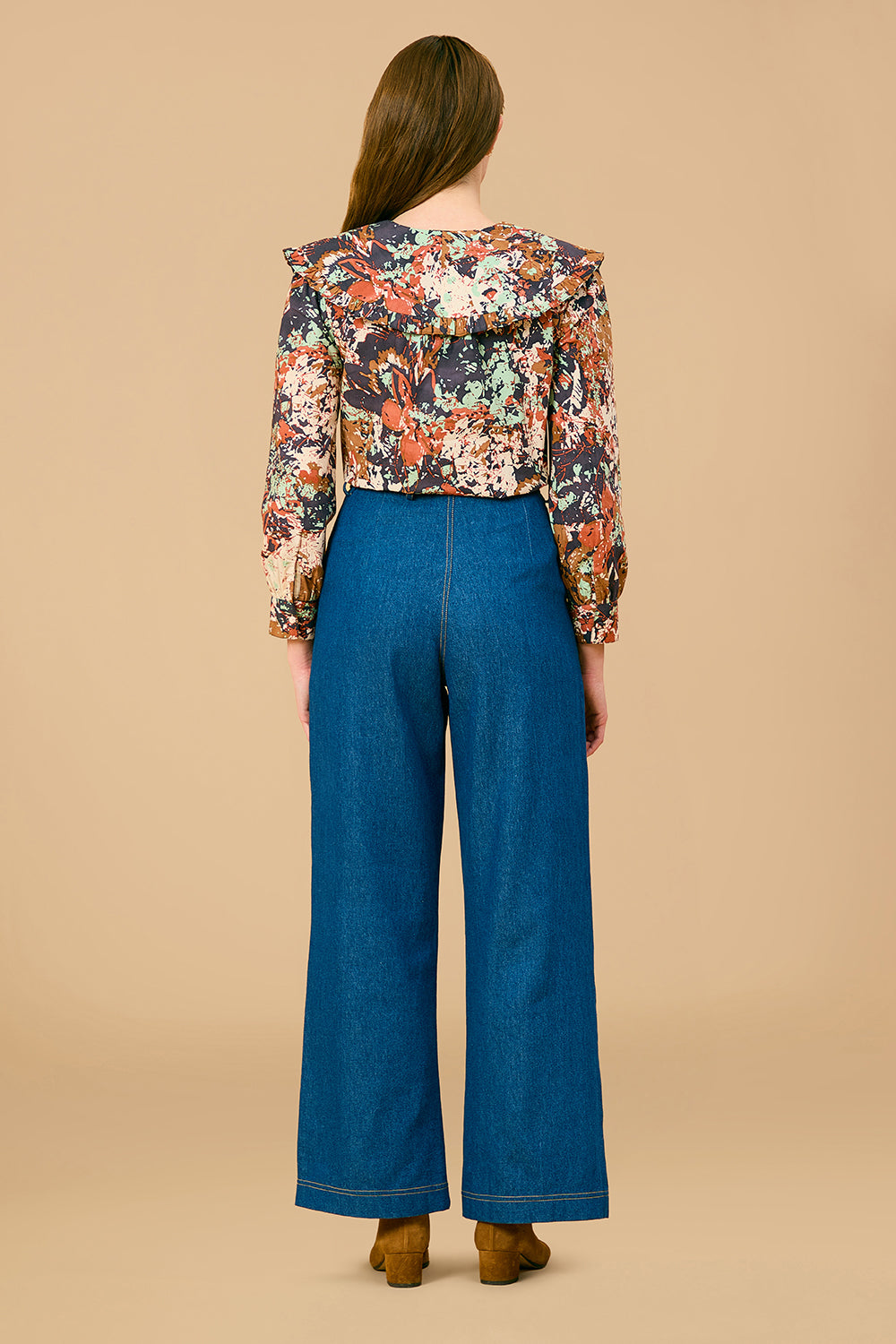 Liz Shirt, Black Bramble