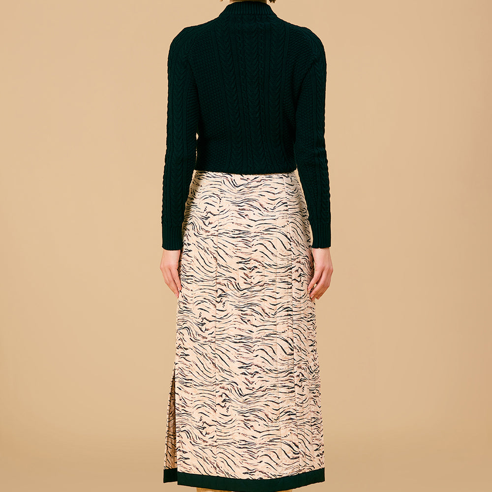
                      
                        Hila Quilted Maxi Skirt, Animal
                      
                    