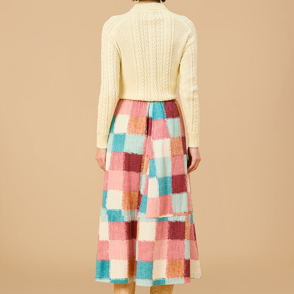 Fisherman Cardigan, Ivory