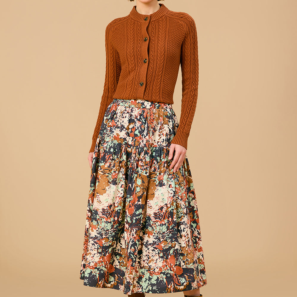 Quinn Skirt, Black Bramble