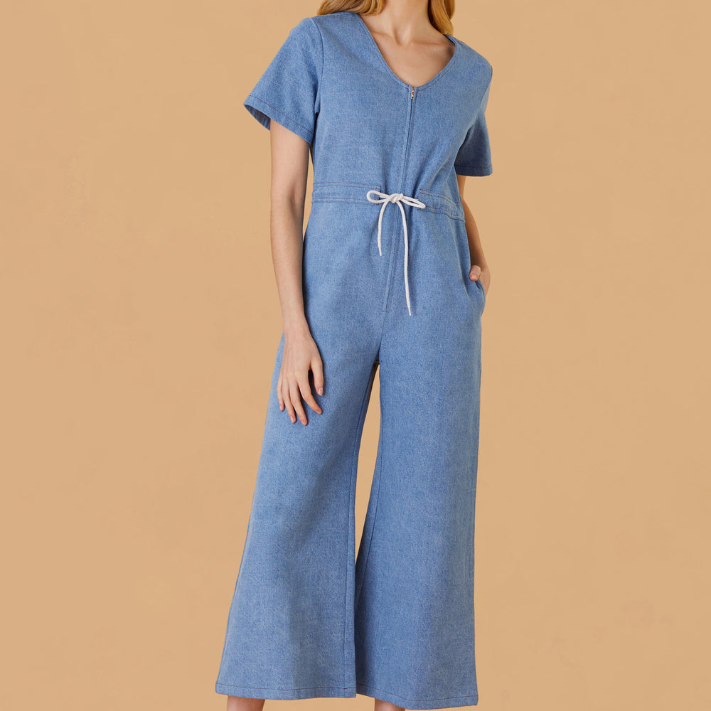 Farrah Jumpsuit, Denim