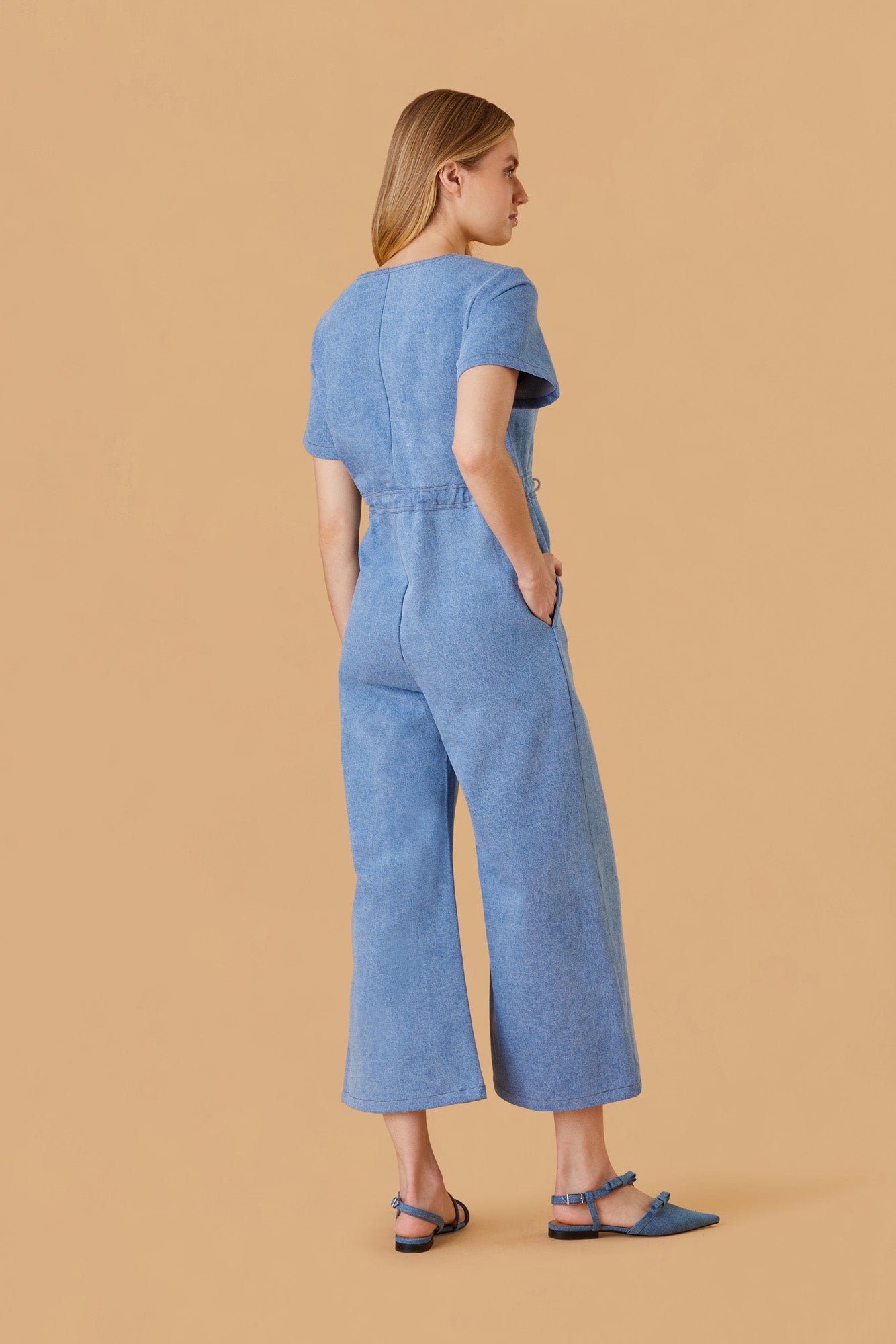 Farrah Jumpsuit, Denim