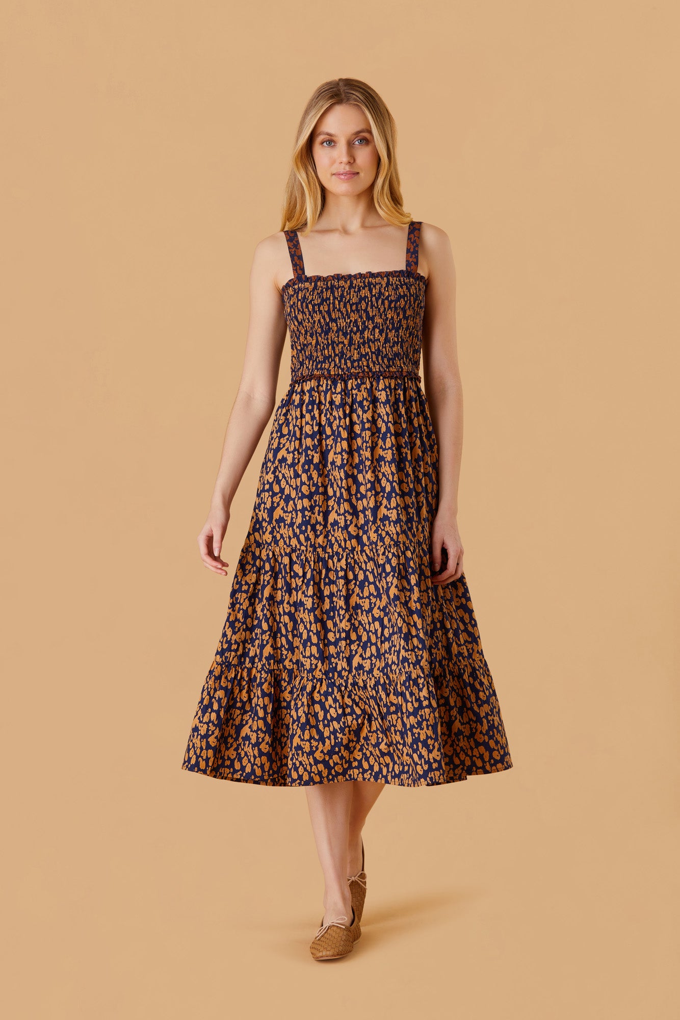 MIlly Dress, Spotted Camel