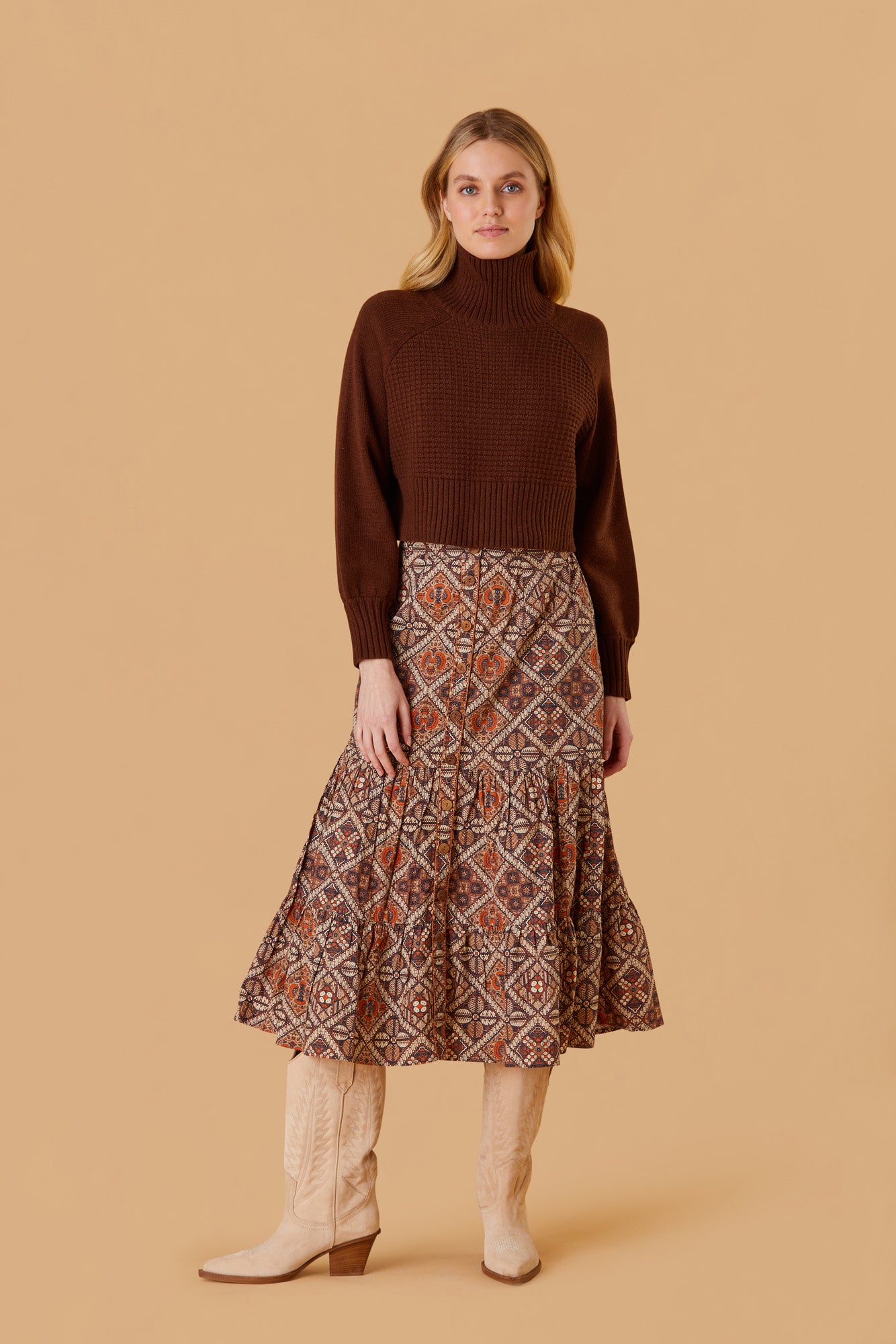 Eloise Skirt, Chai Medallion