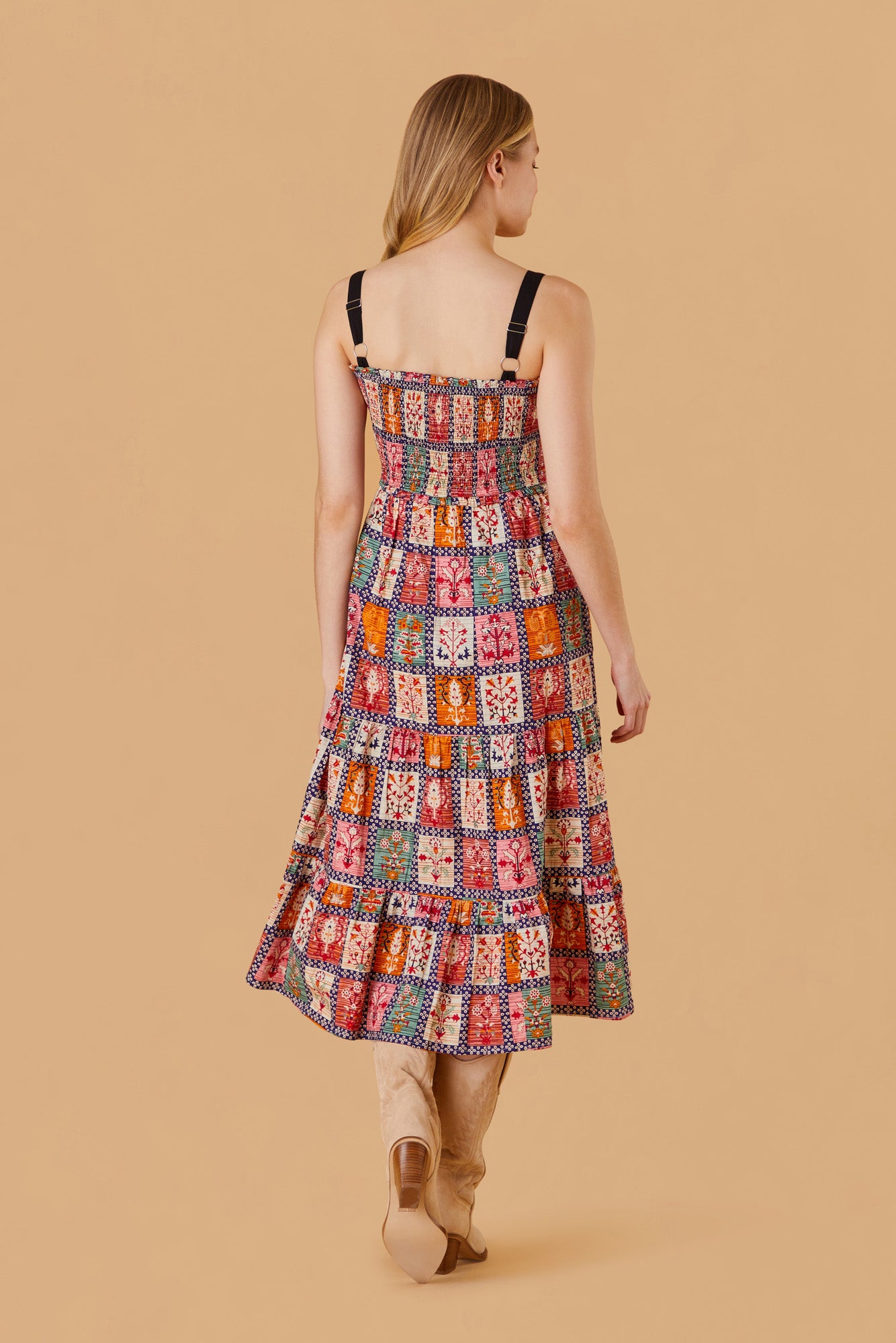 MIlly Dress, Harvest Grid