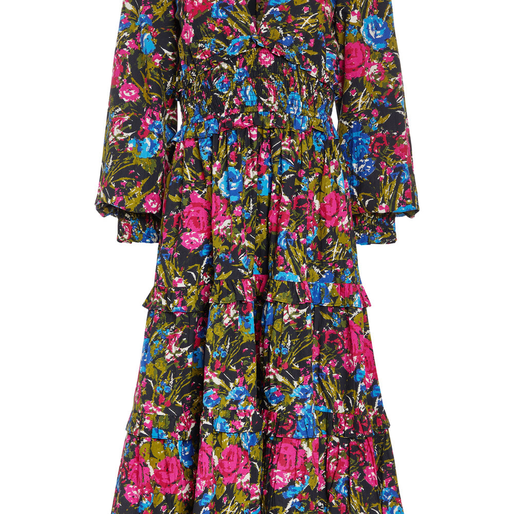 
                      
                        Sloan Dress, Festive Floral
                      
                    