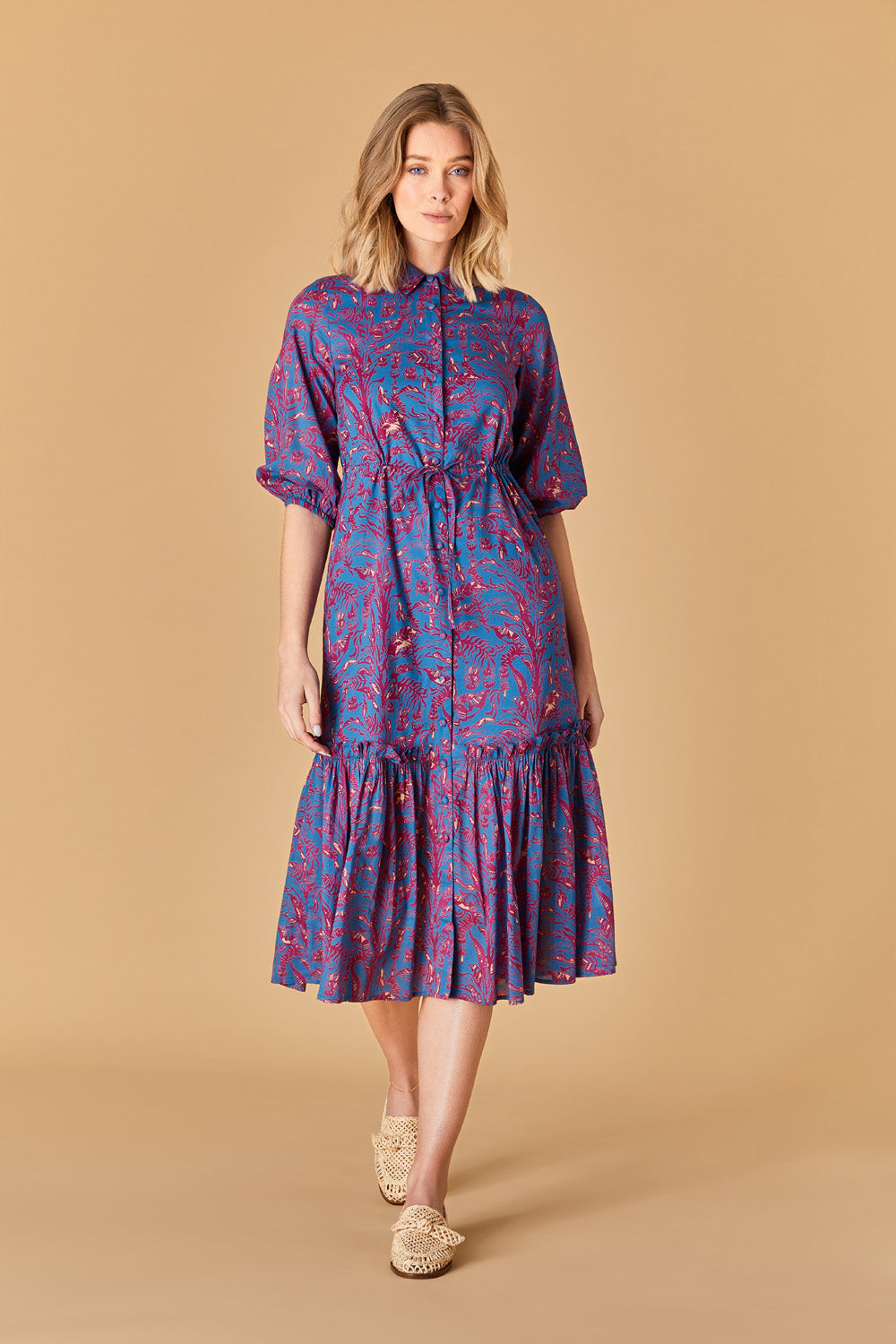 Grace Dress, Banana Leaf