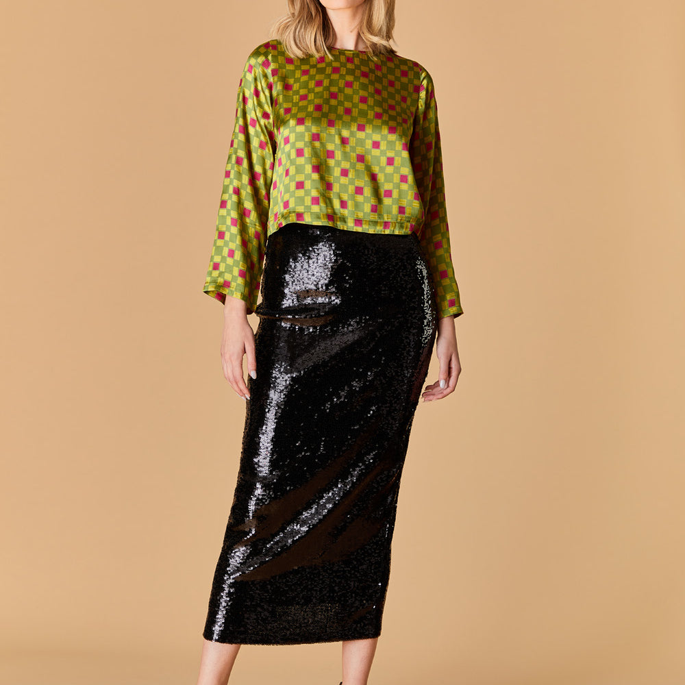 
                      
                        Hollis Skirt, Sequins
                      
                    