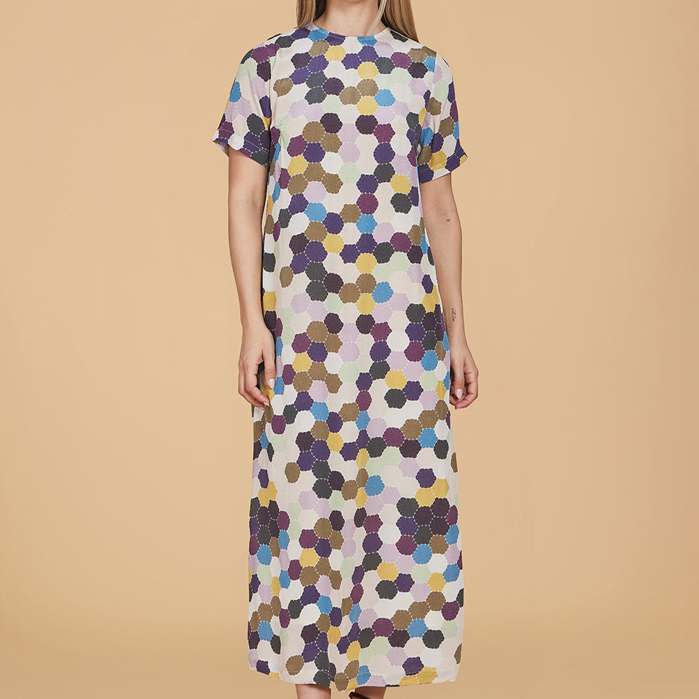 Gwenyth Dress, Vintage Mosaic