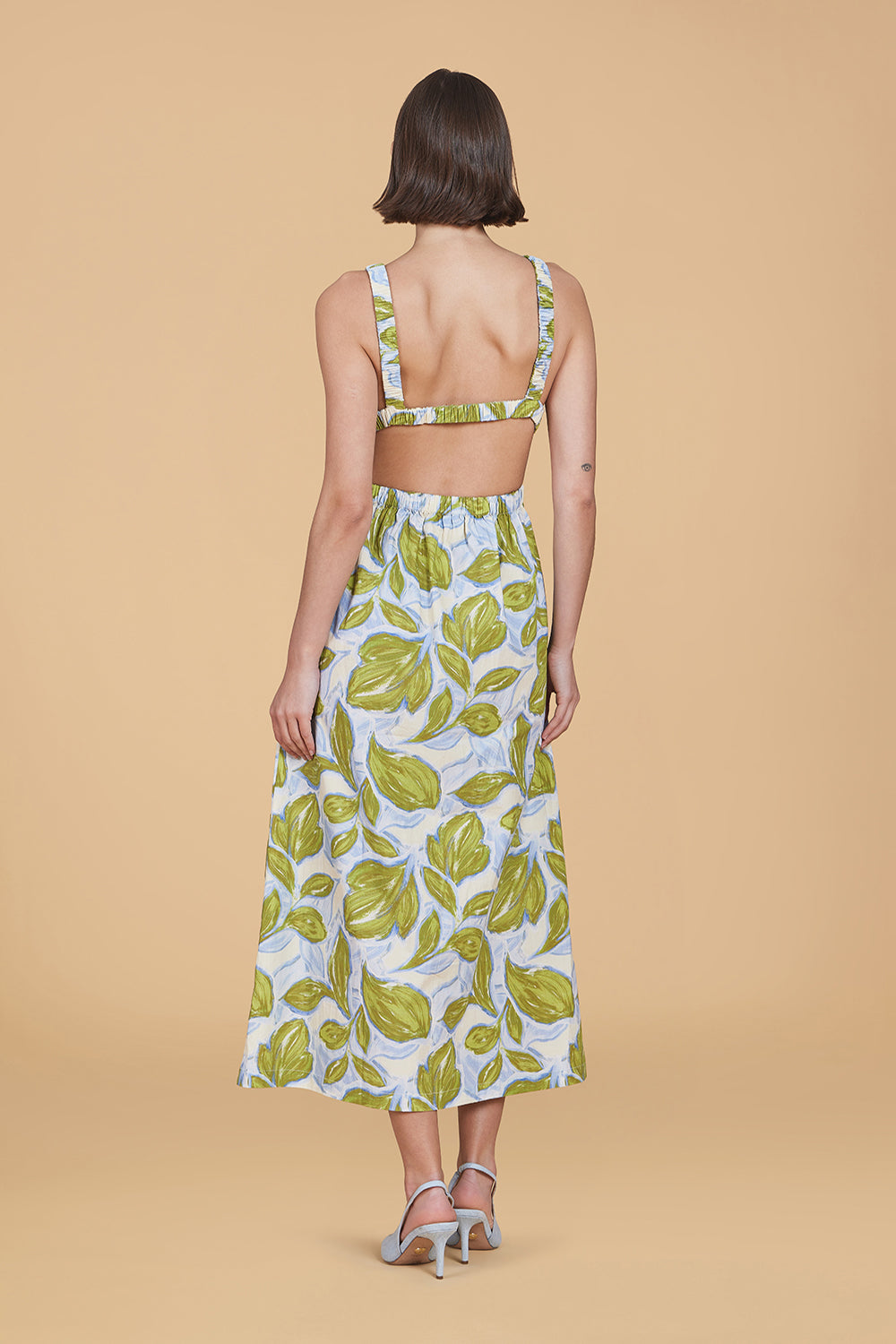 Emelia Dress, Zest Leaves