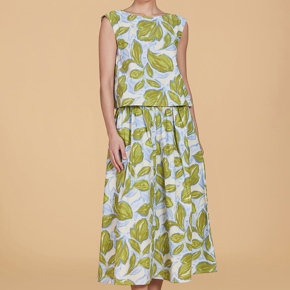 
                      
                        Georgia Skirt, Zest Leaves
                      
                    