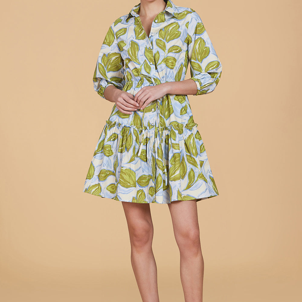 Brynn Dress, Zest Leaves