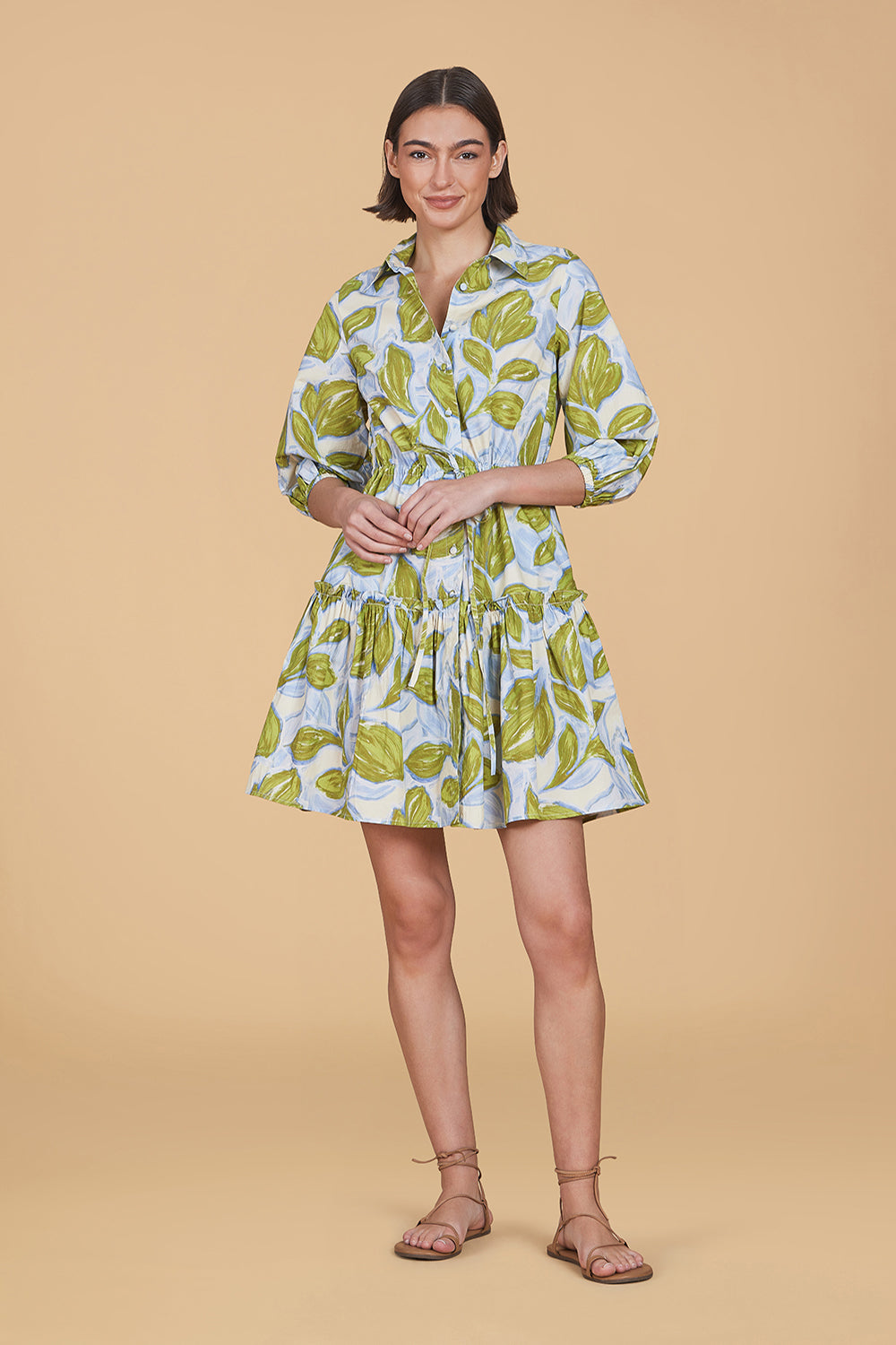 Brynn Dress, Zest Leaves
