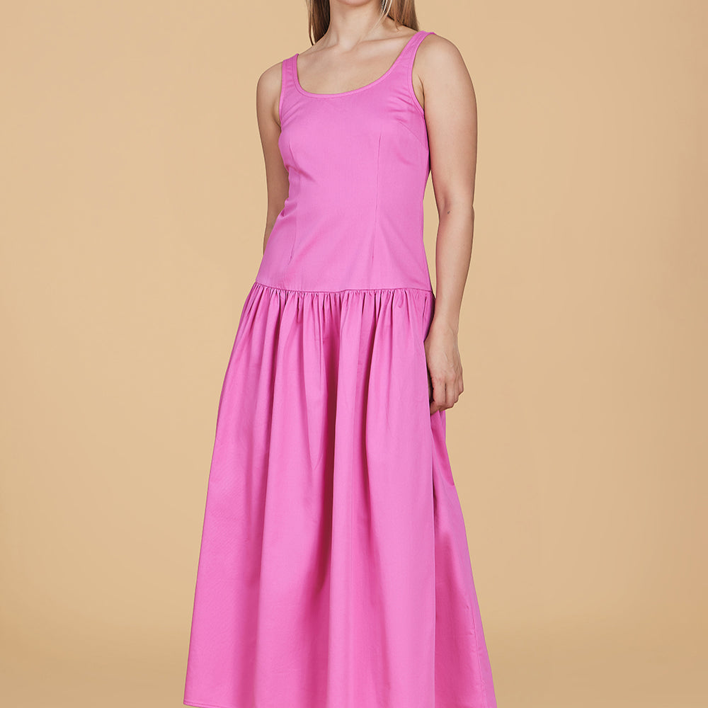 
                      
                        Annie Dress, Dragonfruit
                      
                    