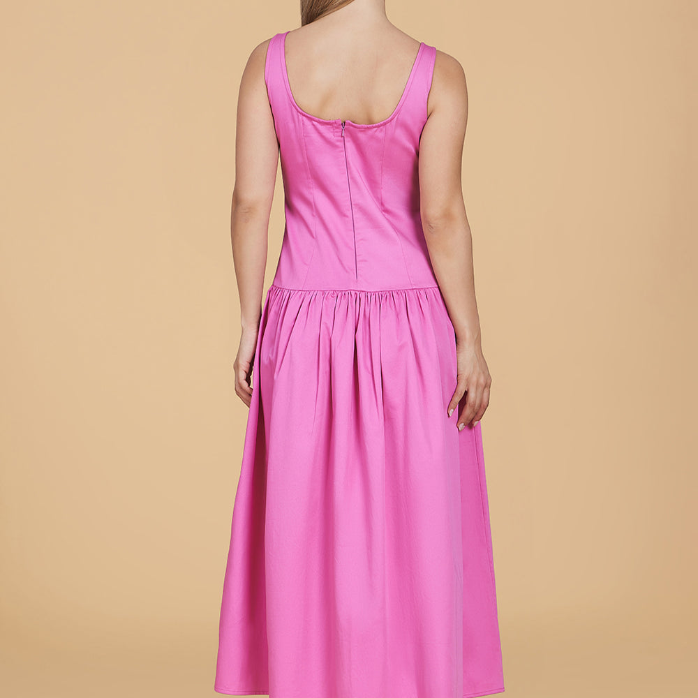 
                      
                        Annie Dress, Dragonfruit
                      
                    