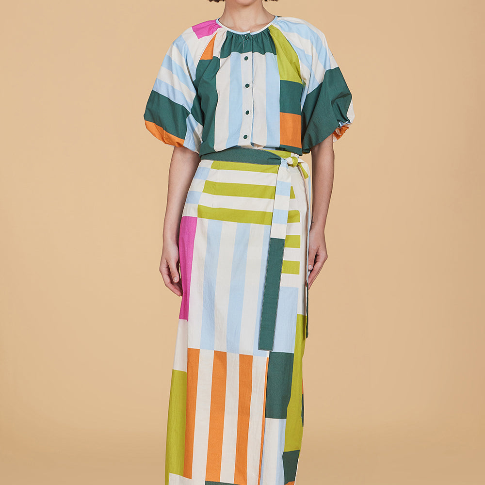 
                      
                        Leigh Wrap Skirt, Vista
                      
                    