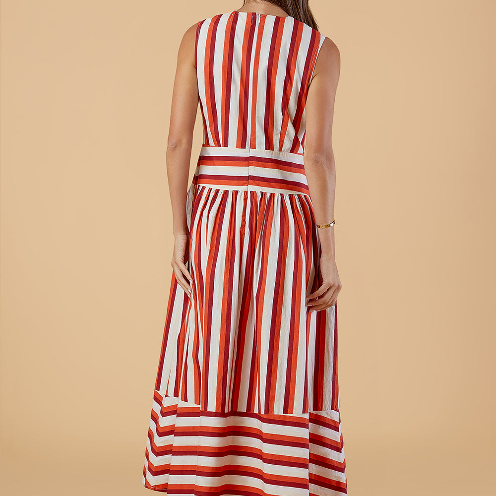 
                      
                        Asha Dress, Cabana Stripes
                      
                    