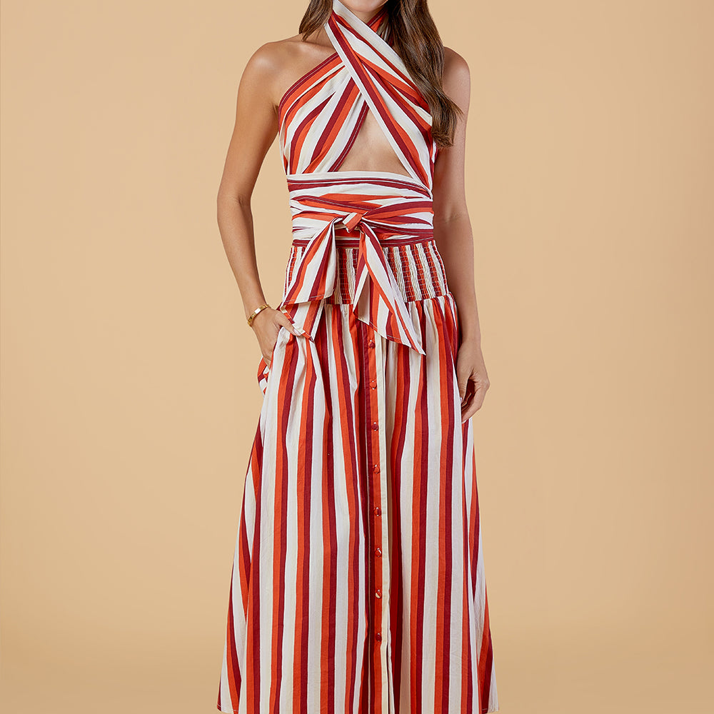 
                      
                        Georgia Skirt, Cabana Stripes
                      
                    