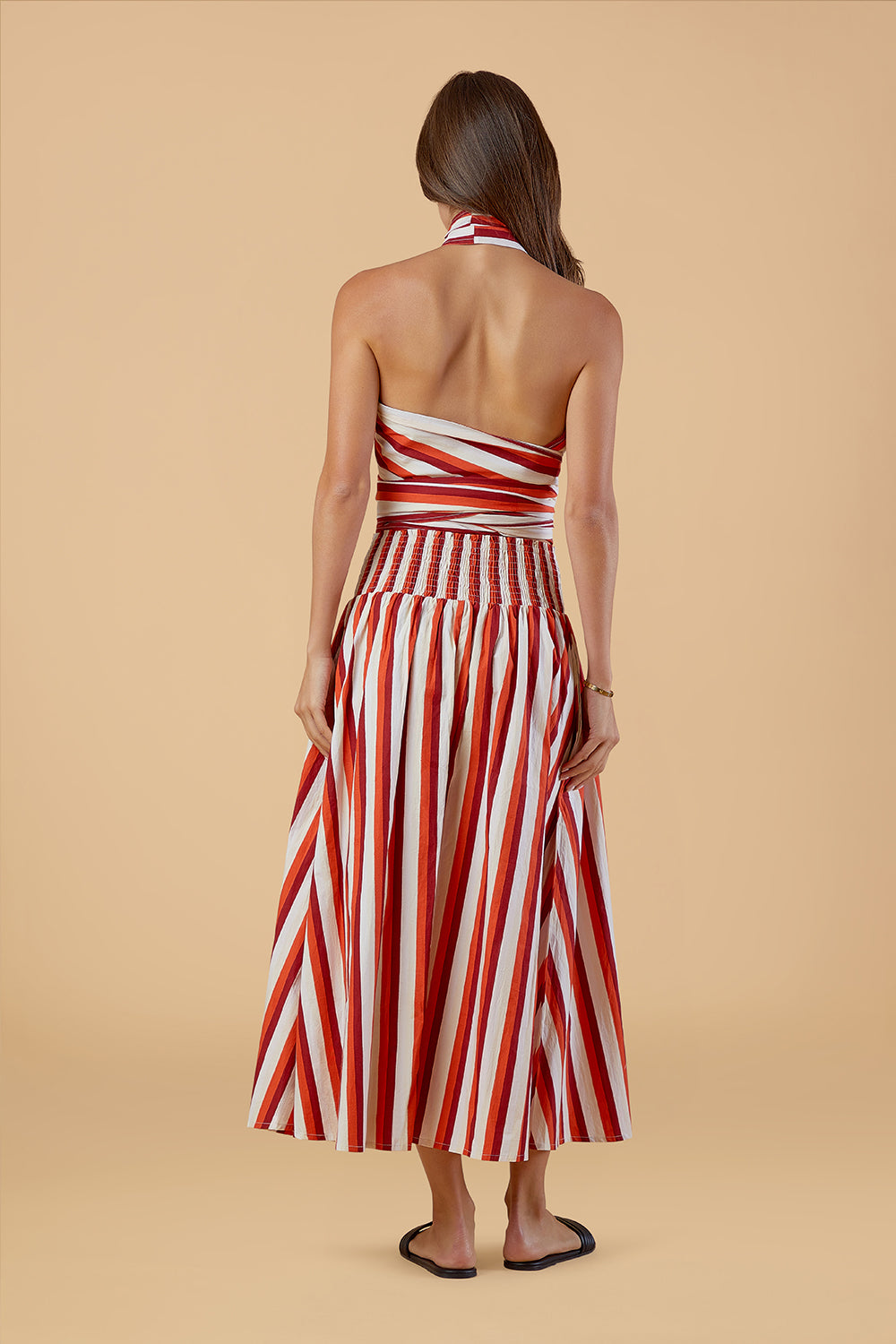 Scarf Top, Cabana Stripes