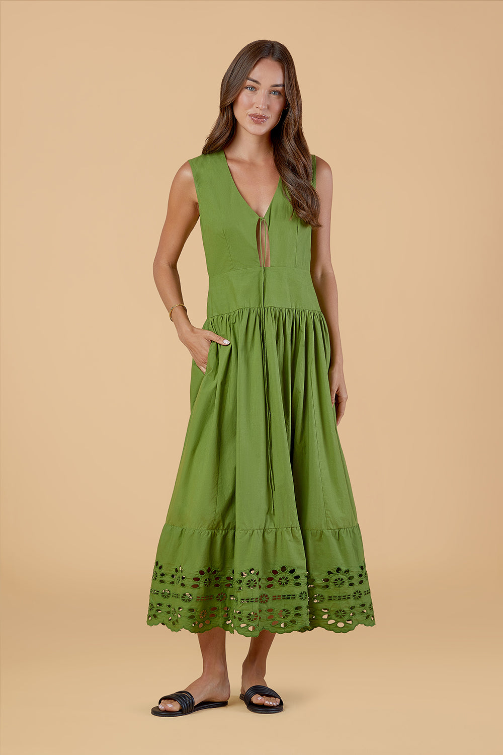 Asha Dress, Moss