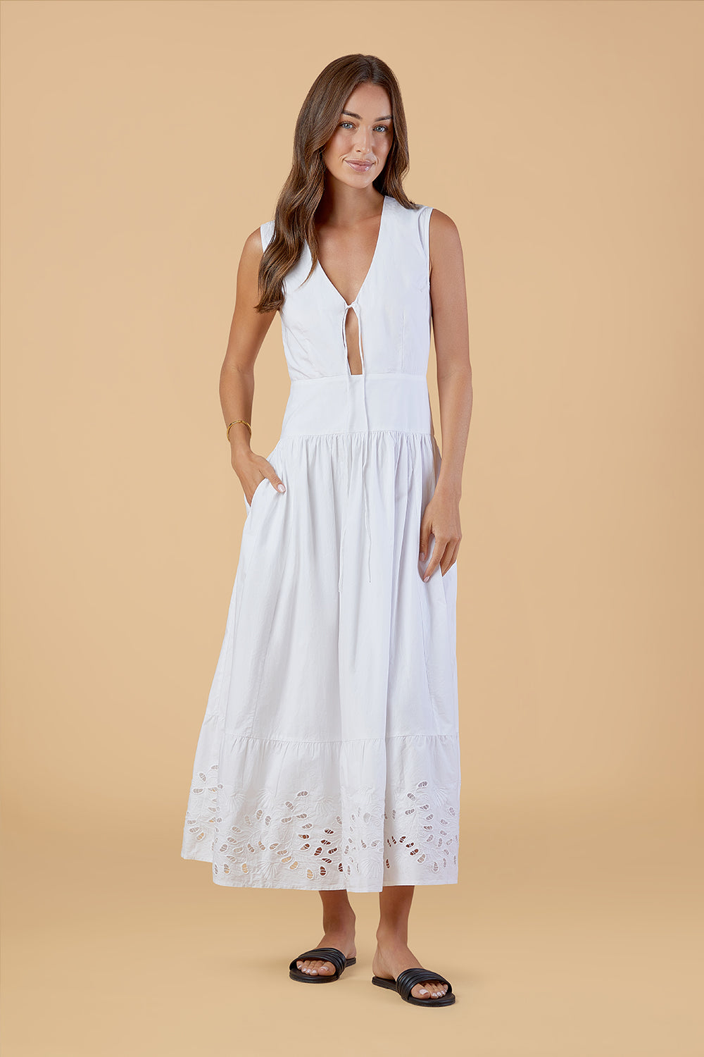 Asha Dress, White