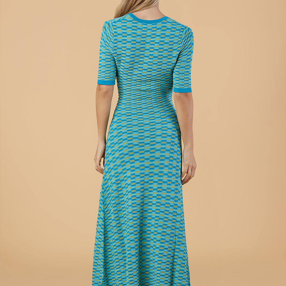 
                      
                        Ava Knit Dress, Turq Knit
                      
                    