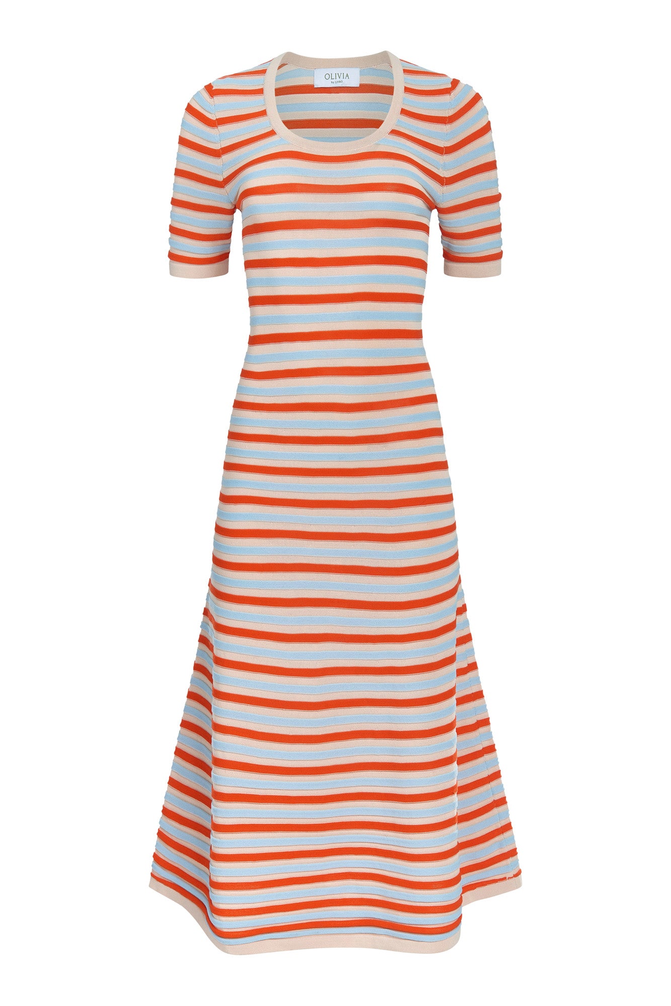 Ava Knit Dress, Capri Stripe