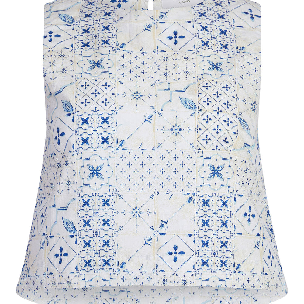 
                      
                        Dani Top, Delft Tile
                      
                    