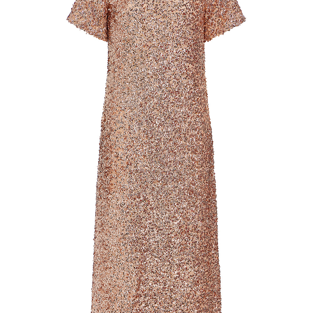
                      
                        Gwenyth Dress, Gold Sequins
                      
                    