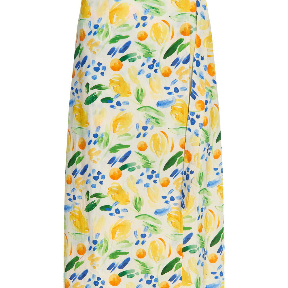 
                      
                        Leigh Wrap Skirt, Clementine
                      
                    