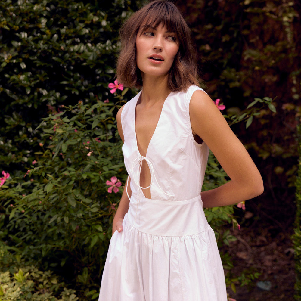 Asha Dress, White