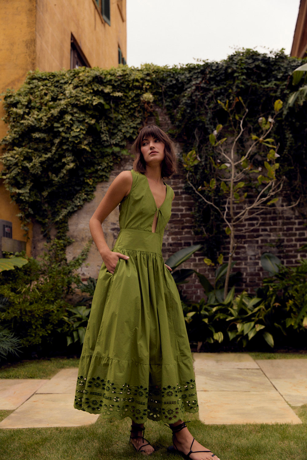 Asha Dress, Moss