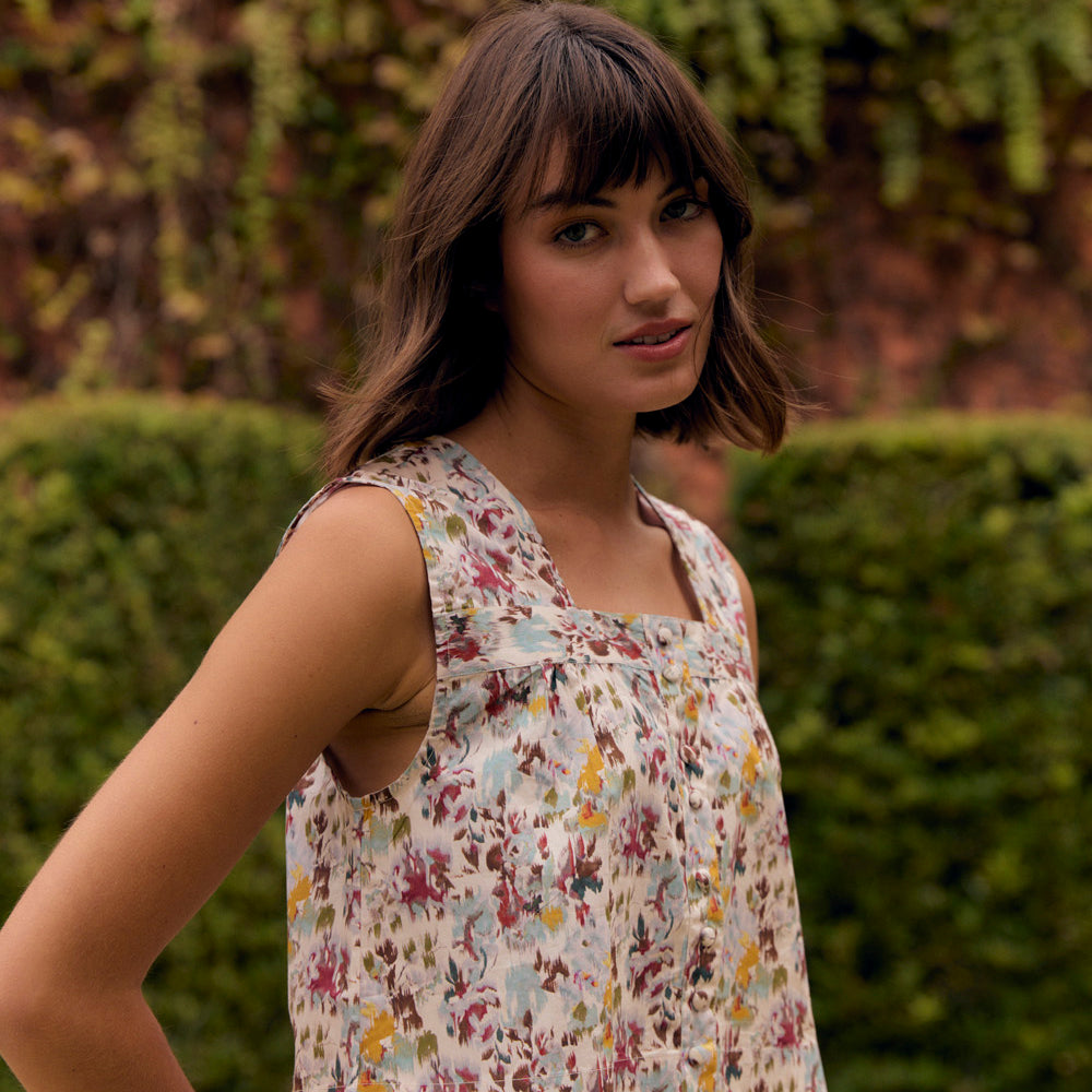 
                      
                        Nellie Top, Aqueous Petals
                      
                    