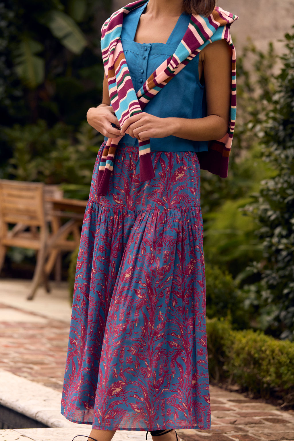 Quinn Skirt, Banana Leaf