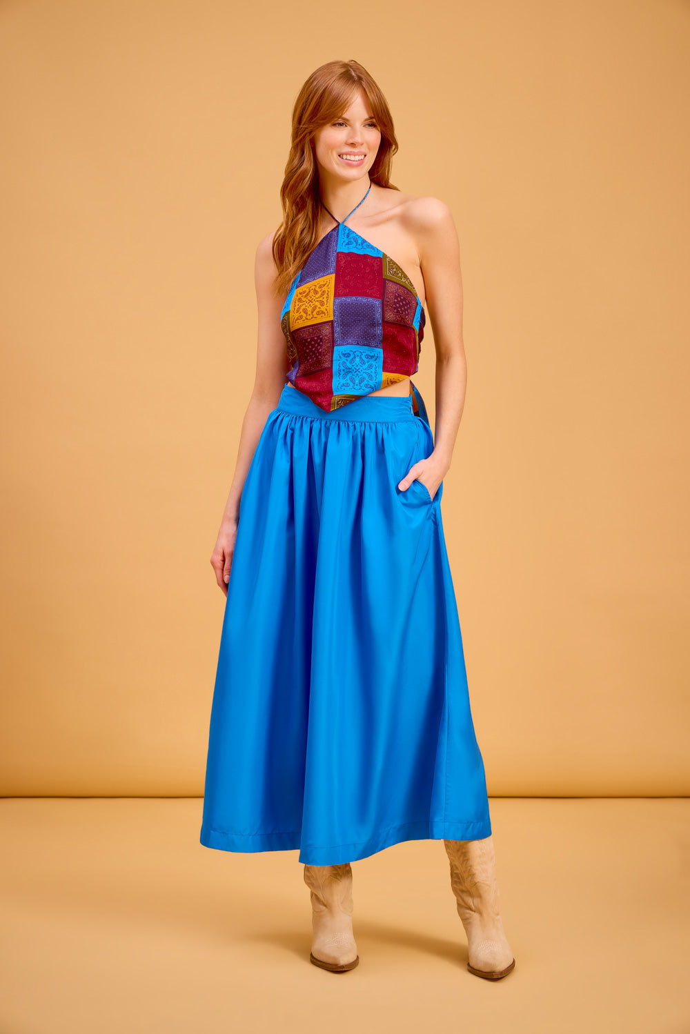 Kit Skirt, True Blue