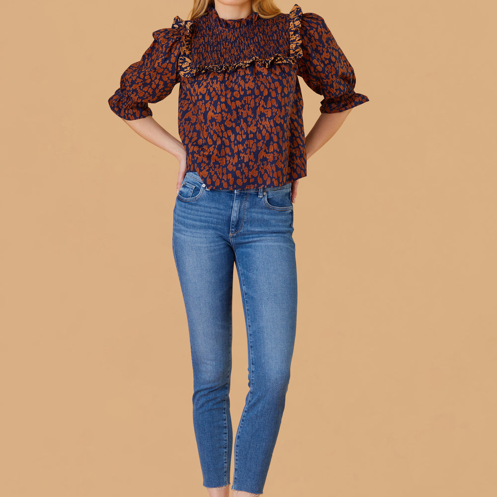 Rollins Top, Spotted Brown