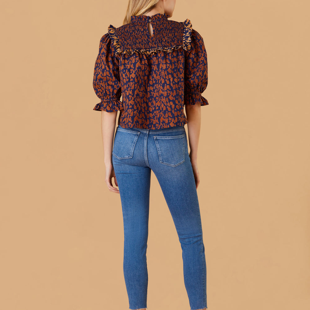 Rollins Top, Spotted Brown