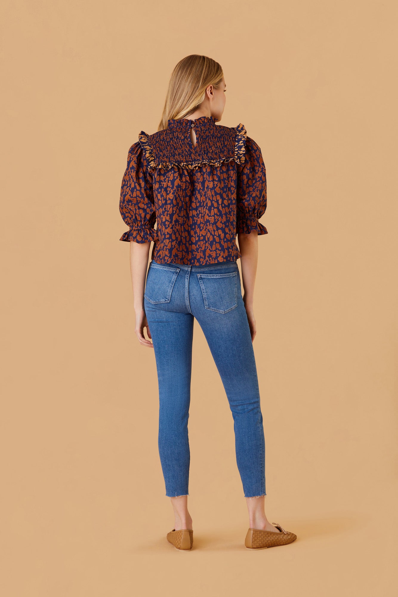 Rollins Top, Spotted Brown