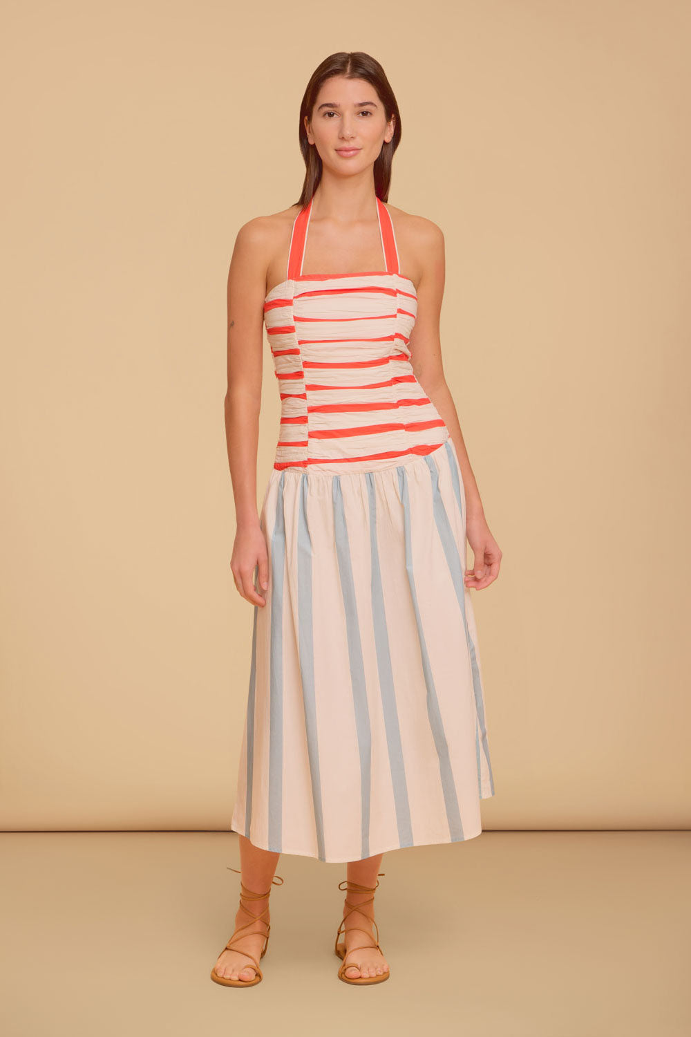 Romy Dress, Beacon Stripes