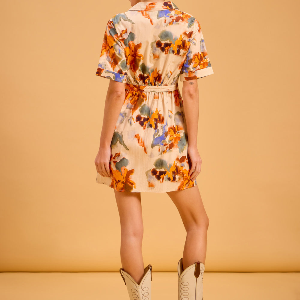 tillys dresses Tilly Dress, Strata Terra shoulder silhouette makes this Abstract Pattern Dress Size:8-10 (M) Muslim women dress