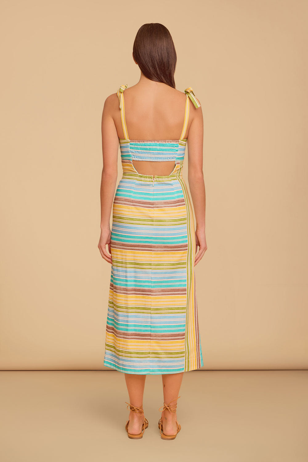 Vivi Dress, Laurel Stripe