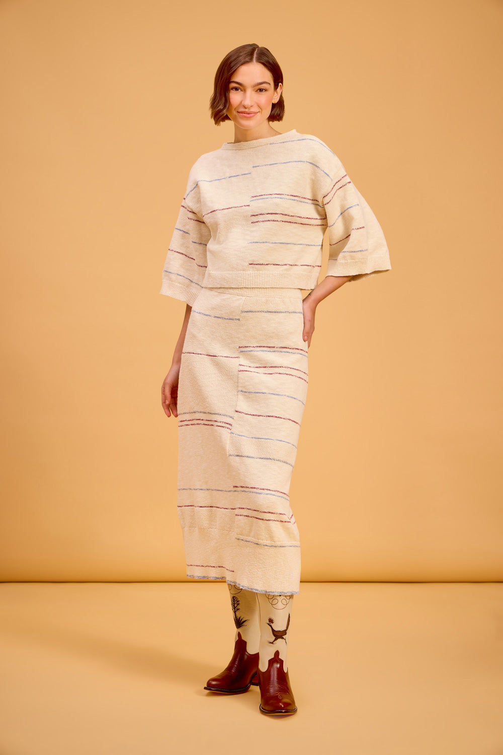 Helen Skirt, Multi Stitch